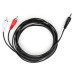 Кабель мультимедийный Jack 3.5mm M to 2xRCA 3 m Vinga (VCPDCJ35MRCA23BK) – Vinga