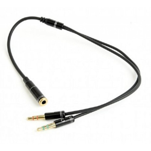 Кабель мультимедийный Jack 3.5mm F to 2 x Jack 3.5mm M Cablexpert (CCA-418M) – Cablexpert