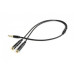 Кабель мультимедийный Jack 3.5mm M to 2 x Jack 3.5mm F (4pin) Cablexpert (CCA-417M) – Cablexpert