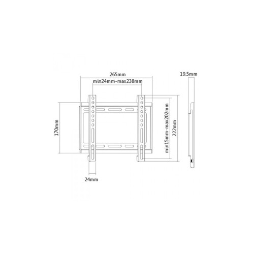 Кронштейн Brateck KL22-22F – BRATECK (вид 1)