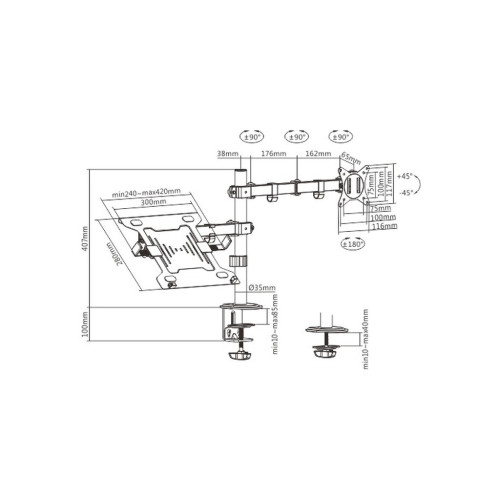 Кронштейн Gembird MA-DA-03 – Gembird (вид 2)