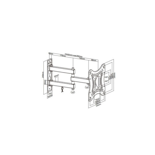 Кронштейн Brateck LPA51-223 – BRATECK (вид 1)