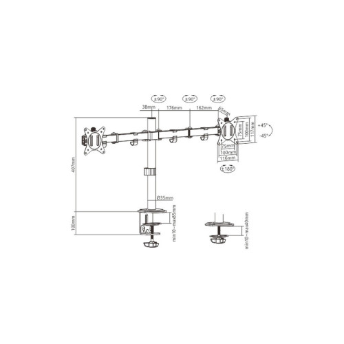 Кронштейн HiSmart HS082406 – HiSmart (вид 2)