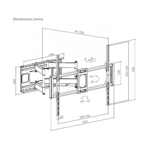 Кронштейн Gembird WM-120ST-01 – Gembird (вид 1)