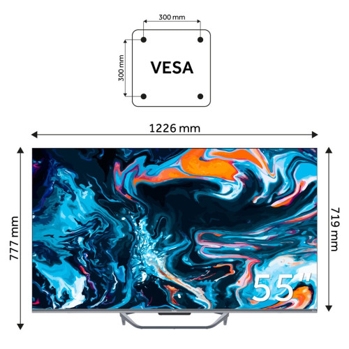 Телевізор Haier H55Q800UX – Haier (вид 2)