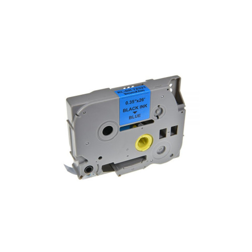 Стрічка для принтера етикеток UKRMARK RL-B-T521P-BK/BL, аналог TZE521. 9 мм х 8 м (CBTZ521) – UKRMARK