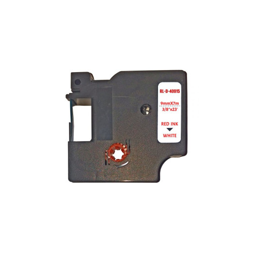 Лента для принтера этикеток UKRMARK RL-D-40913P-BK/WT, аналог DYMO S0720680, 9мм х 7м. (CD40913P) – UKRMARK