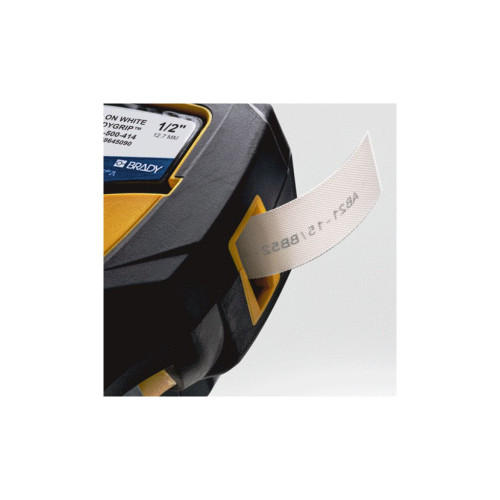 Лента для принтера этикеток Brady M21-500-414 BradyGrip, 12.7мм х 3.05м, black on white, Velcro (151515) – Brady (вид 1)