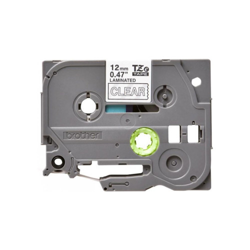 Стрічка для принтера етикеток Brother 12mm Laminated, white on transparent (TZE135) – Brother