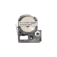 Лента для принтера этикеток UKRMARK RL-E-C7WBN-BK/WT, аналог LC7WBN. 36 мм х 8 м (900267)