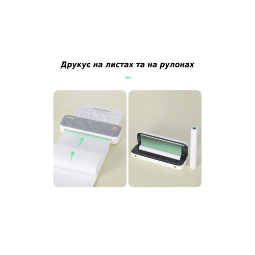Принтер чеков UKRMARK A40GR А4, Bluetooth, USB, серый (UA40) – UKRMARK (вид 3)