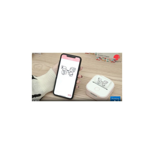 Принтер чеков UKRMARK P02BL Bluetooth, голубой (00936) – UKRMARK (вид 2)