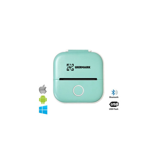 Принтер чеков UKRMARK P02GN Bluetooth, зеленый (900943) – UKRMARK