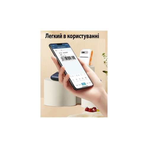Принтер етикеток UKRMARK DP26WT bluetooth, USB, білий (00885) – UKRMARK (вид 2)