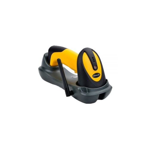 Сканер штрих-коду UKRMARK EV-W2503 2D, 433MHz, USB, IP64, stand, black/yellow (00769) – UKRMARK (вид 1)