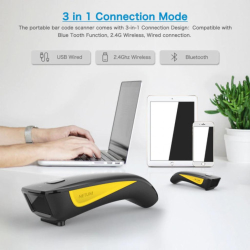 Сканер штрих-кода Netum C750 bluetooth (С750-NT0051) – Netum (вид 3)