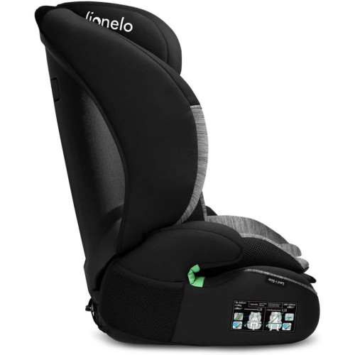 Автокресло Lionelo Levi i-Size Black Grey (LO-LEVI I-SIZE BLACK GREY) – Lionelo (вид 2)
