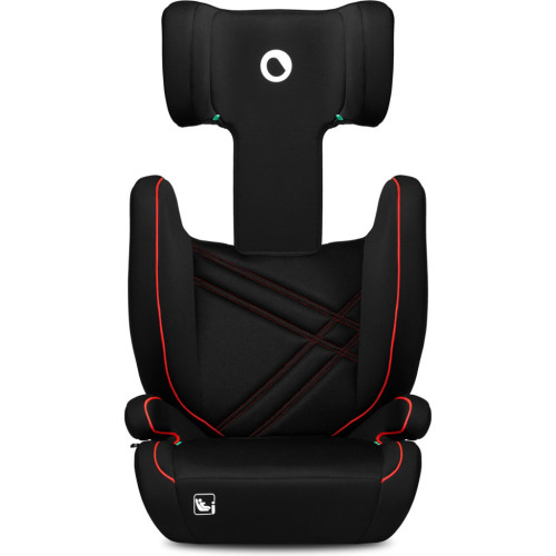 Автокресло Lionelo Hugo I-Size Sporty Black черное с красным (LO-HUGO I-SIZE SPORTY BLACK) – Lionelo (вид 2)