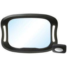 Додаткове дзеркало заднього огляду FreeON світлодіодне, з підсвічуванням і дистанційним керуванням, black (38145)