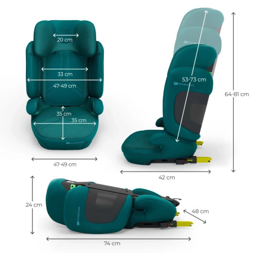Автокресло Kinderkraft Xpand 2 PRO i-Size Green (KCXPPR02GRE0000) (5902533929320) – Kinderkraft (вид 2)