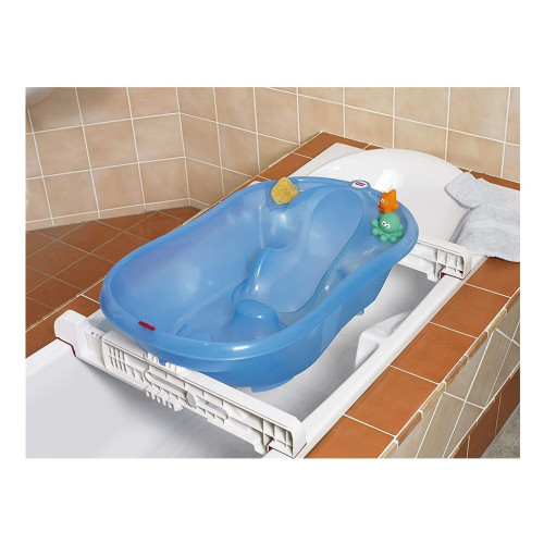 Ванночка Ok Baby Onda с анатомической горкой и термодатчиком синий (38238440) – Ok Baby (вид 1)