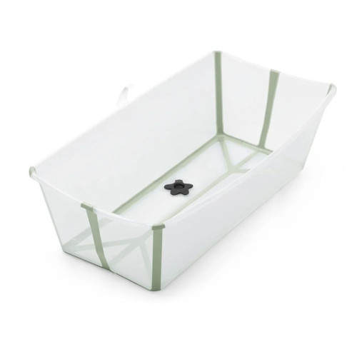 Ванночка Stokke Flexi Bath XL Складна Прозора Зелена (535904) – Stokke