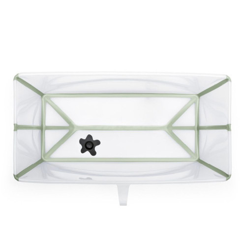 Ванночка Stokke Flexi Bath XL Складна Прозора Зелена (535904) – Stokke (вид 1)
