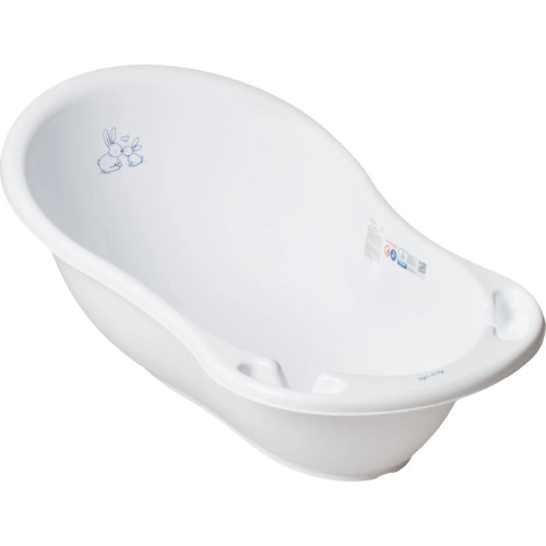 Ванночка Tega Baby Взі зливом Bunny 86 см white (KR-004-103) – Tega Baby