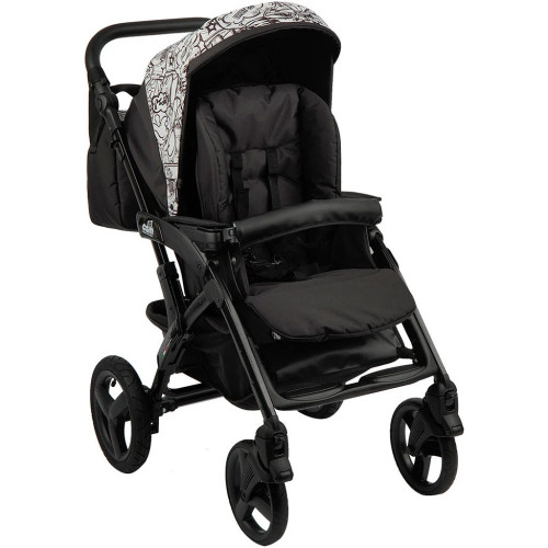 Коляска Cam 2 в 1 Dinamico Up Smart чорно-біле графіті (897010/782) – Cam (вид 2)