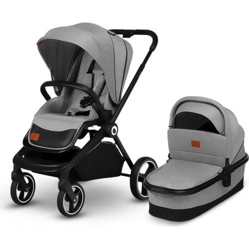 Коляска Lionelo 2 в 1 Mika Grey Stone (LO-MIKA 2IN1 GREY STONE) – Lionelo
