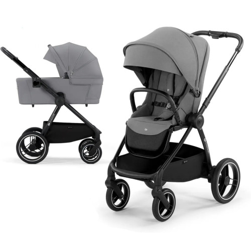 Коляска Kinderkraft 2 в 1 Nea Platinum Grey (KSNEA000GRY2000) (5902533919826) – Kinderkraft