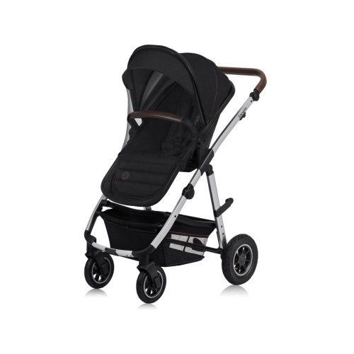 Коляска Lionelo 3 в 1 Amber 3 Black Silver (LO-AMBER BLACK SILVER (3in1)) – Lionelo (вид 2)