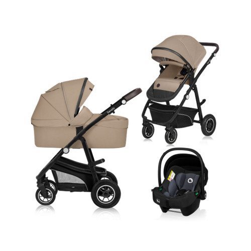 Коляска Lionelo 3 в 1 BIANKA 3IN1 BEIGE SAND (LO-BIANKA 3IN1 BEIGE SAND) – Lionelo