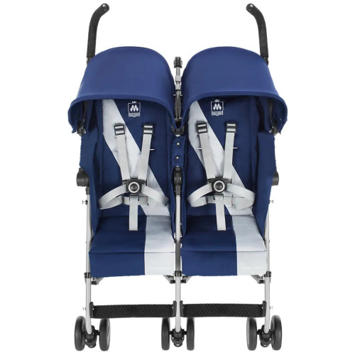 Коляска Maclaren Twin Triumph для двійні Blue/Silver (WM1Y120042) – Maclaren (вид 1)