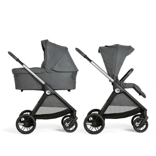 Коляска Chicco 2 в 1 Bellagio Темно-сіра (2900990878017) (87136.45.01) – Chicco