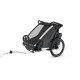 Коляска Thule Chariot Cross 2 Double (Dark Slate) (TH 10201035)