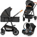 Коляска Lionelo 3 в 1 Amber Grey Graphite (LO-AMBER GREY GRAPHITE (3in1)) – Lionelo