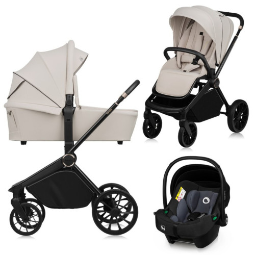 Коляска Lionelo 2 в 1 Mika Plus Beige Sand (LO-MIKA PLUS 2IN1 BEIGE SAND) – Lionelo