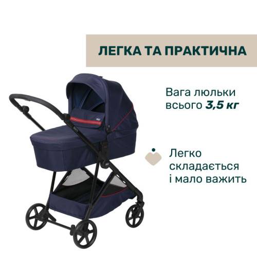 Коляска Chicco 2 в 1 Seety синяя (2900990870639) (87097.79.01) – Chicco (вид 1)