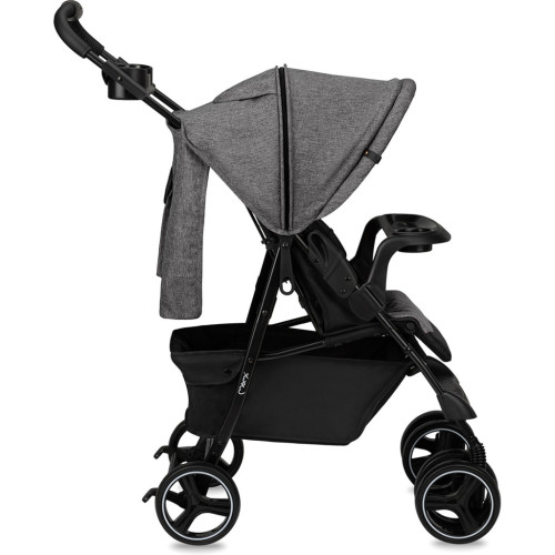 Коляска MoMi ISLA melange grey (WOSP00048) – MoMi (вид 2)