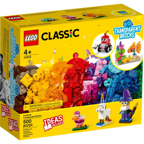 Конструктор LEGO Classic Прозорі кубики для творчості (11013) – LEGO