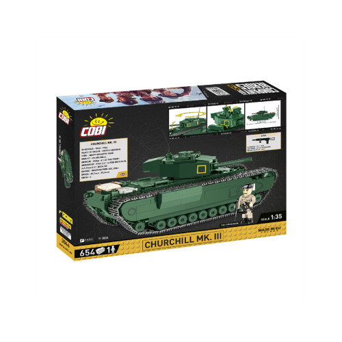 Конструктор Cobi Company of Heroes 3 Танк Mk III Черчилль, 654 деталей (COBI-3046) – Cobi (вид 1)