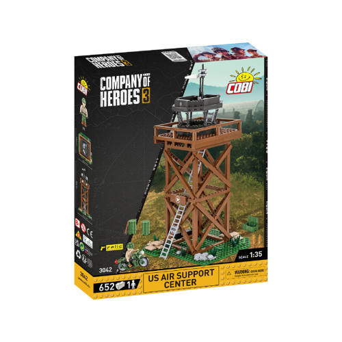 Конструктор Cobi Company of Heroes 3 USA Центр Авиаподдержки, 652 детали (COBI-3042) – Cobi