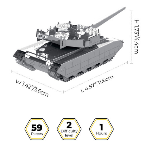 Конструктор Metal Time колекційна модель Oplot T-84 (MT058) – Metal Time (вид 1)