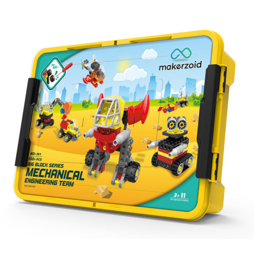 Конструктор Makerzoid Big Building Blocks-Mechanical Engineering Team (MKZ-OBK-MET) – Makerzoid