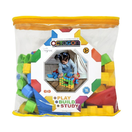 Конструктор Tigres Octagon 78 элементов в сумке (39775) – Tigres