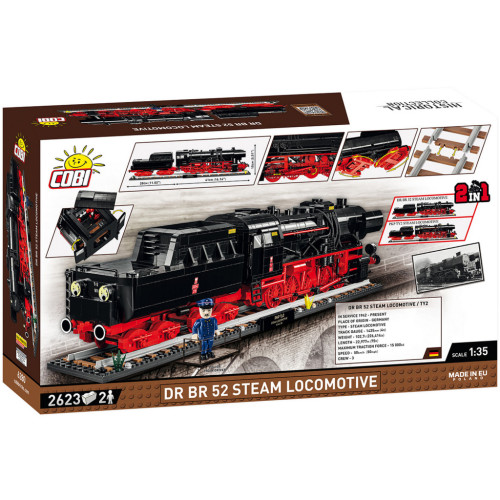 Конструктор Cobi Локомотив DRB Class 52 Ексклюзивний набір 1:35, 2623 деталей (COBI-6280) – Cobi