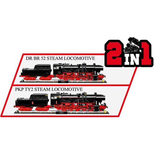 Конструктор Cobi Локомотив DRB Class 52 Ексклюзивний набір 1:35, 2623 деталей (COBI-6280) – Cobi (вид 4)