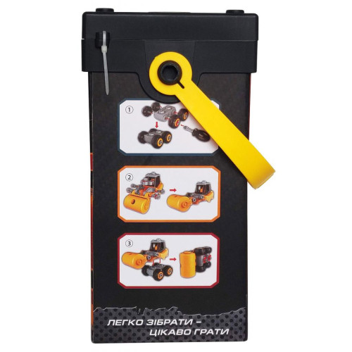 Конструктор Microlab Toys Будівельна техніка - дорожній каток (MT8909) – Microlab Toys (вид 3)
