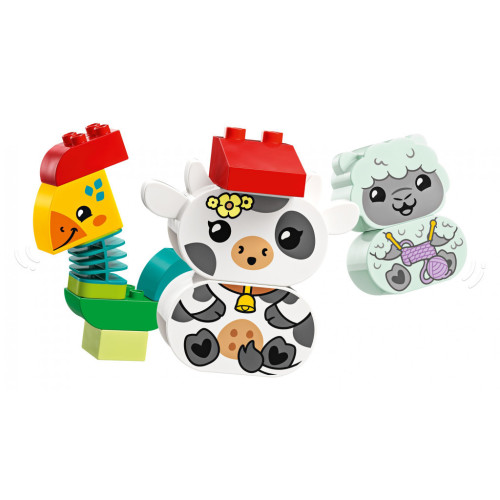 Конструктор LEGO DUPLO My First Потяг тваринок 19 деталей (10412) – LEGO (вид 2)